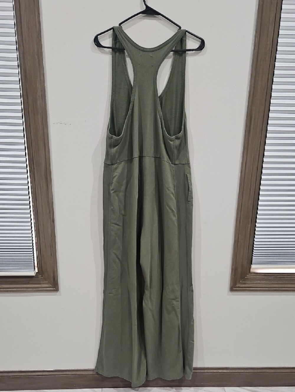 Offline By Aerie Olive Racerback Wide-Leg Jumpsuit - Picture 2 of 3